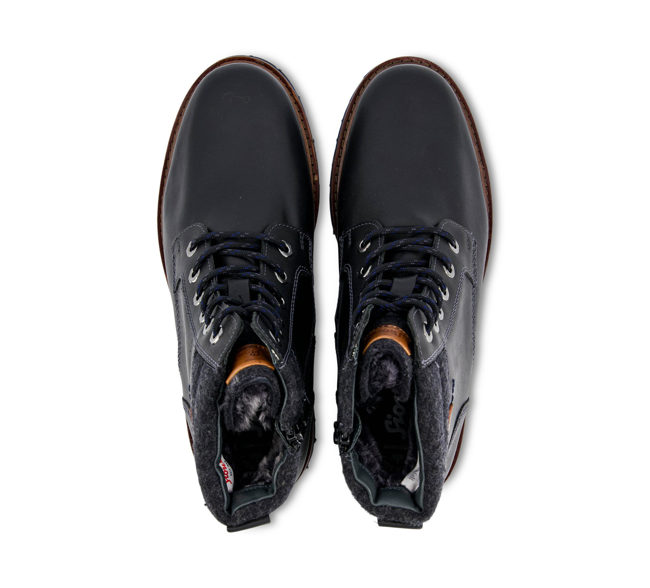 Sioux Adalrik - Schnürstiefel Leder schwarz
