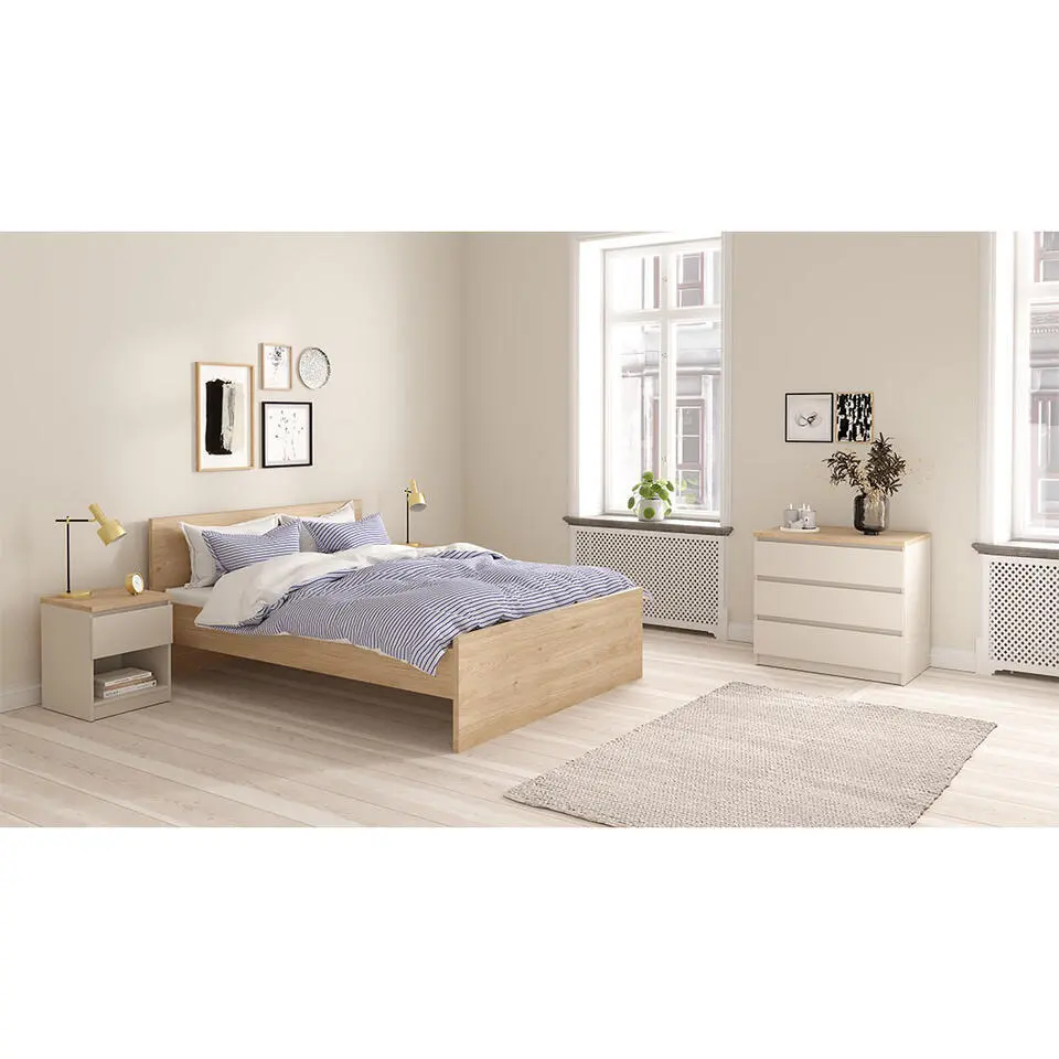 Hioshop Naia ladekast 3 lades eikdecor