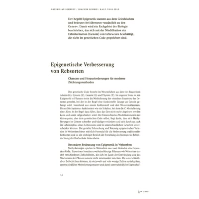 Journal Culinaire, No. 34 Epigenetik
