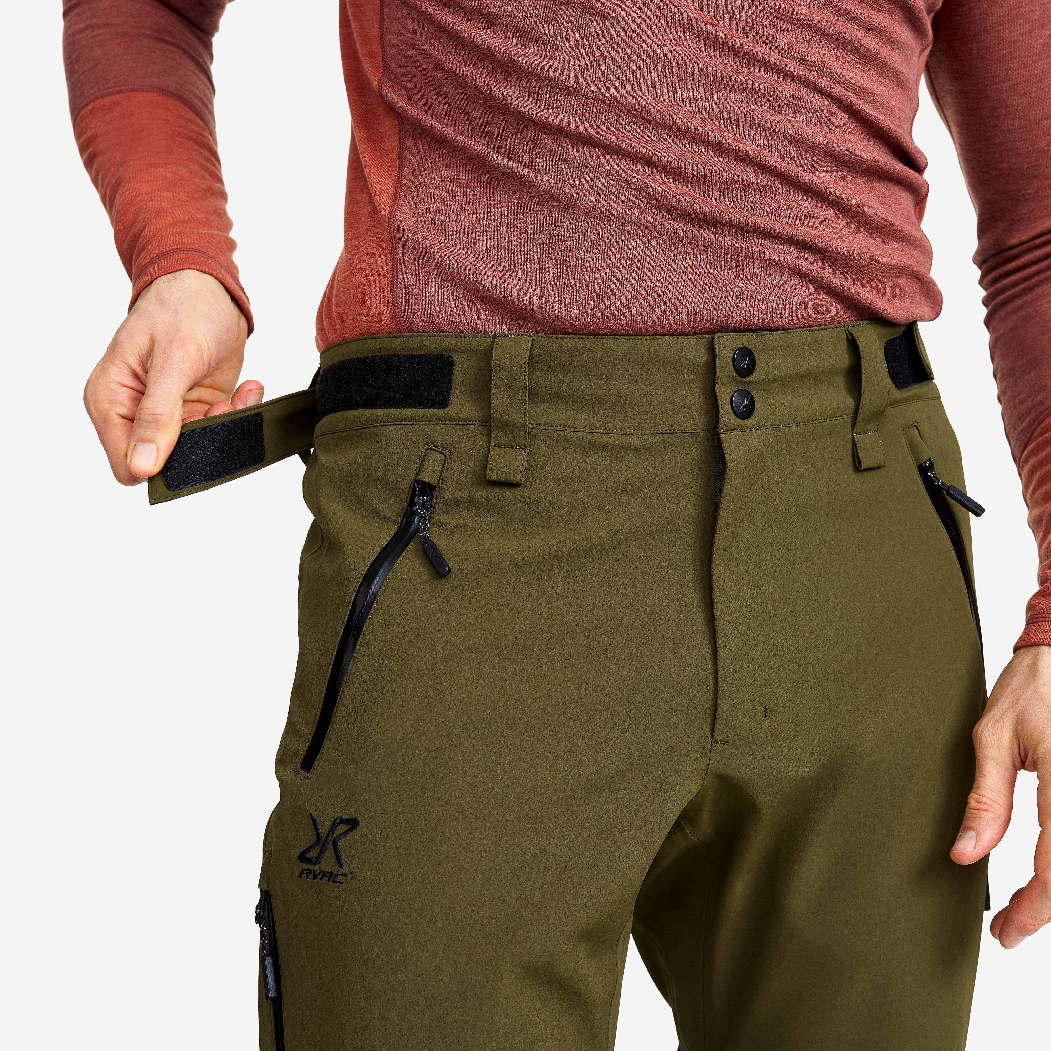 Cyclone 3L Shell Pants Herre Dark Olive