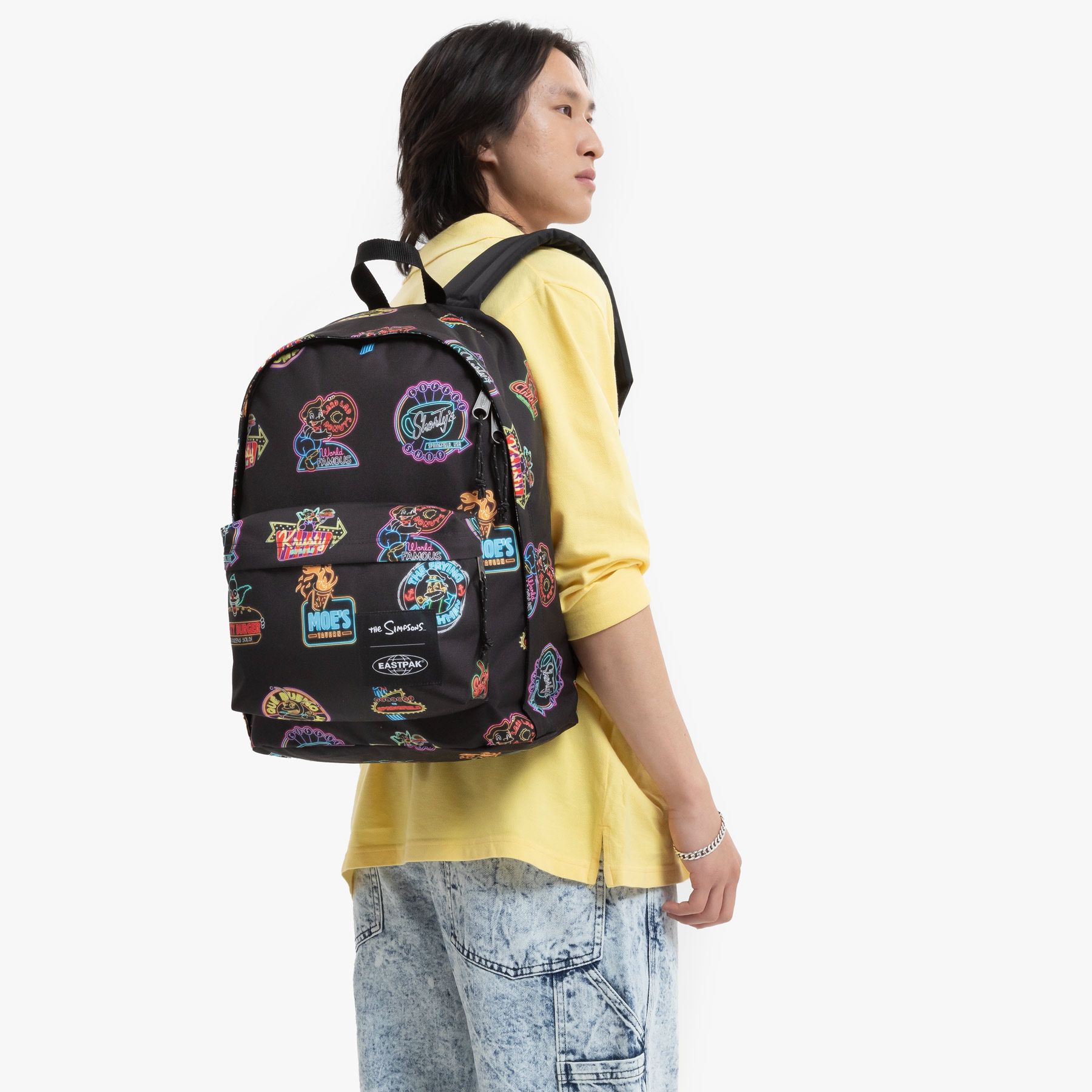 Out Of Office Simpsons Neon Print