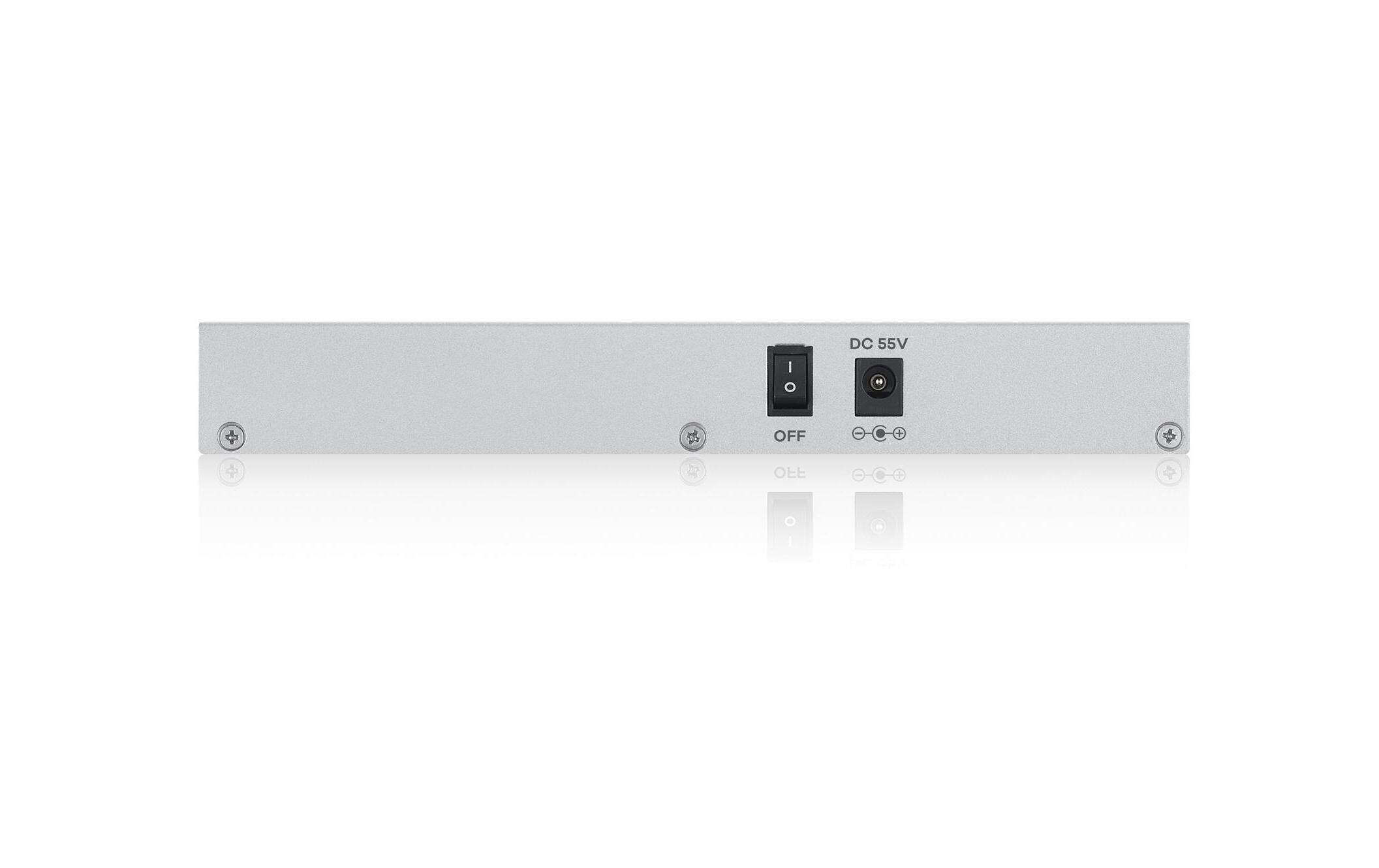 PoE+ Switch GS1200-5HPv2 5 PortWeb-Managed Gigabit-Switch