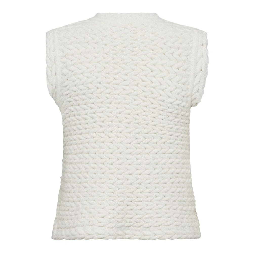 Co´Couture Millycc Knit Vest 32131 11 off white