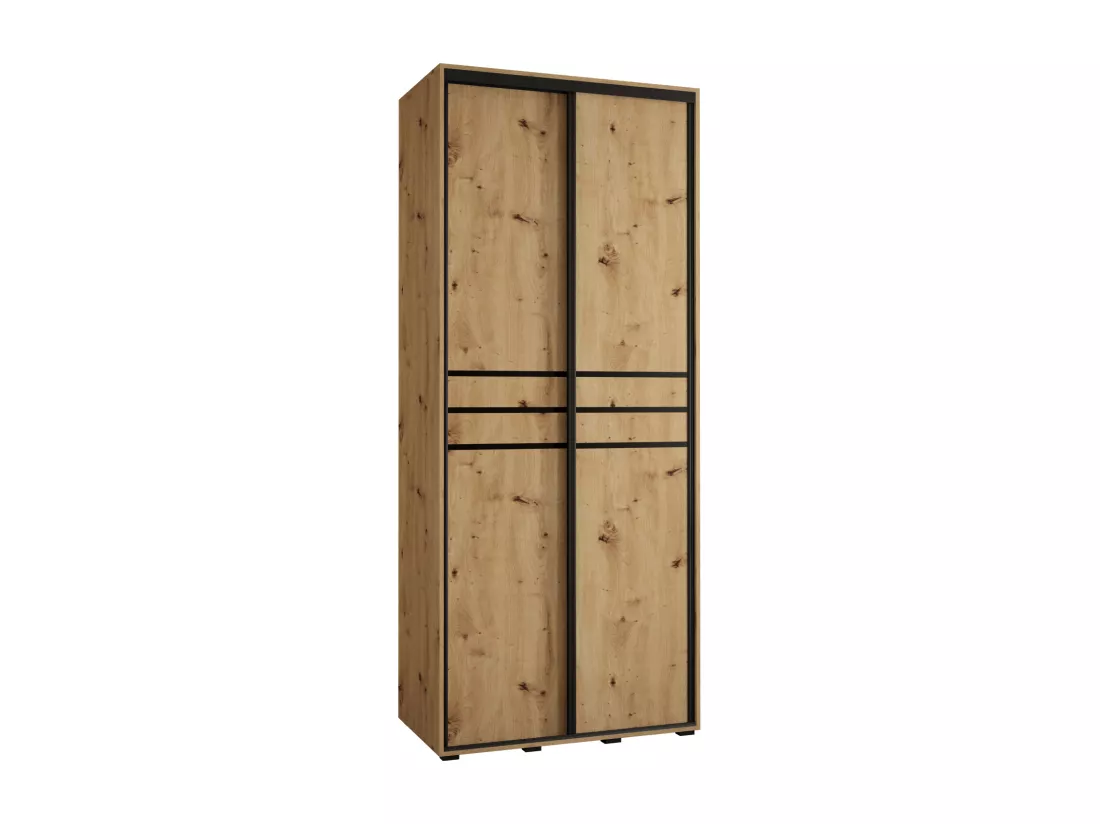 ARMOIRE DAVOS 10 À PORTES COULISSANTES 235,2/100/60 2 portes