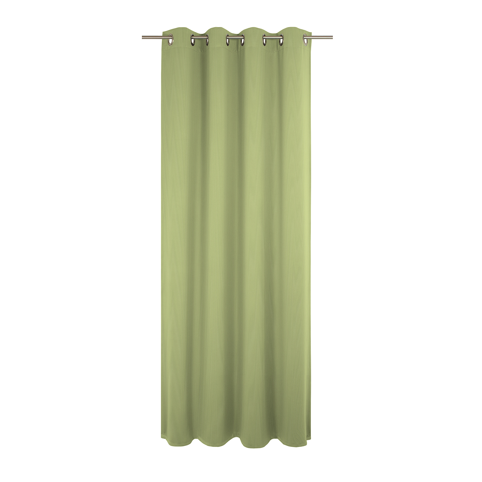 Einzelschal mit Ösen UNI COLLECTION LIGHT - hellgrün - 145x145 cm