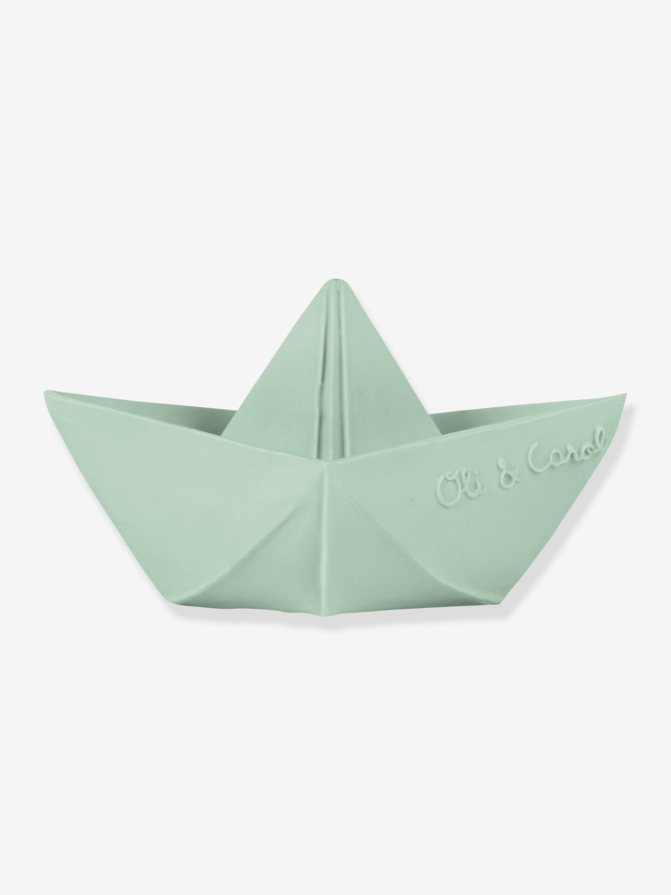 Brinquedo de banho em forma de barco de origami
