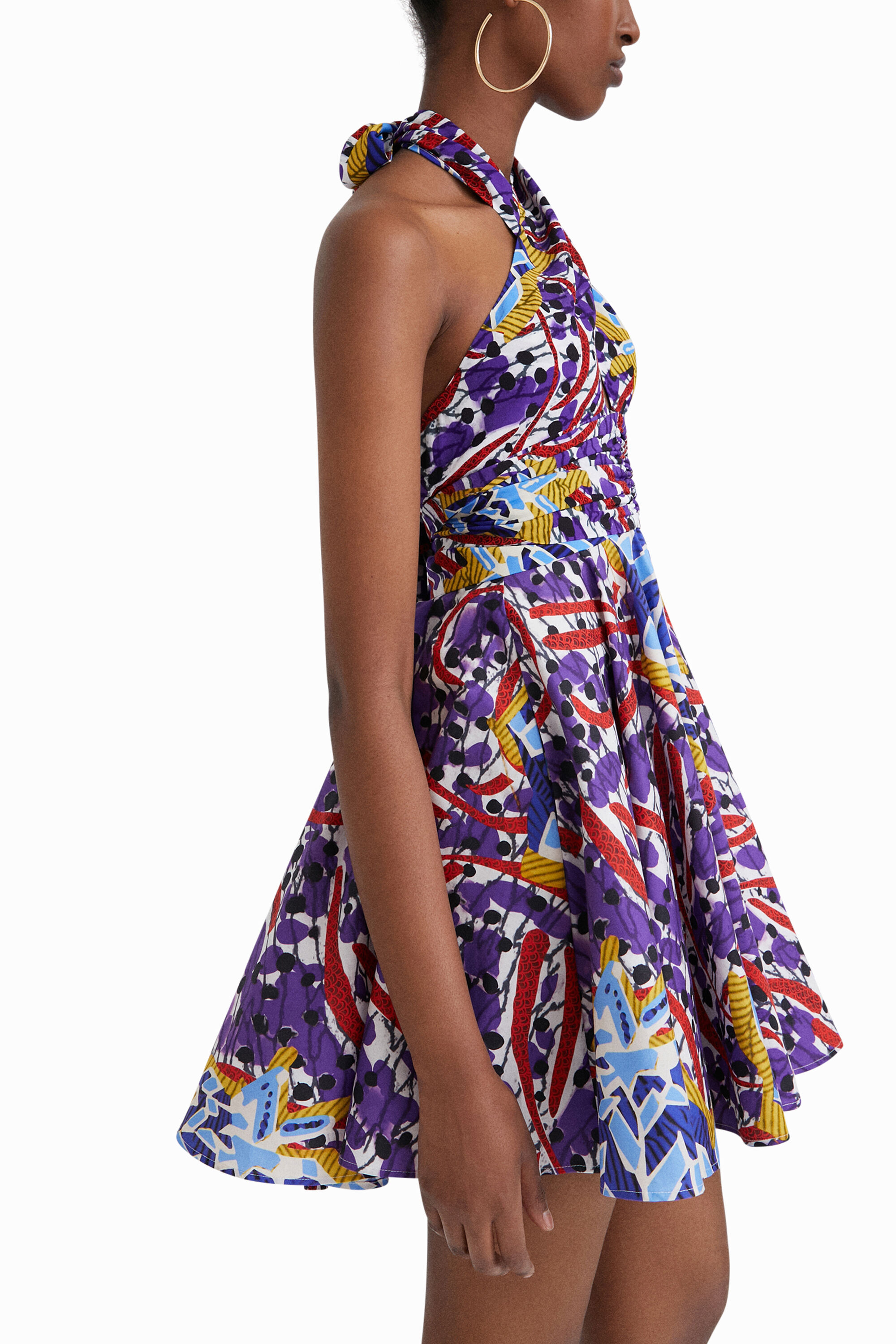 Robe courte lacée Stella Jean