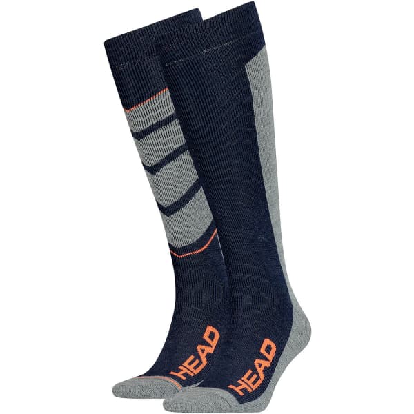 Chaussette de ski HEAD UNISEX SKI V-SHAPE KNEEHIGH 2P RED/GREY/BLUE