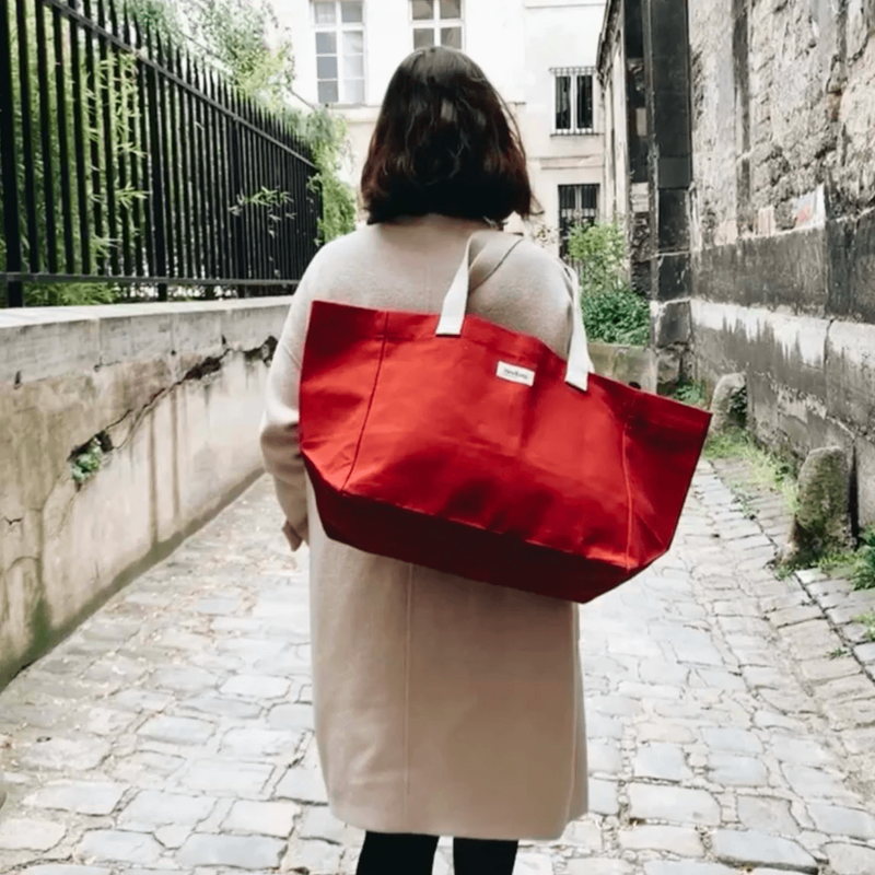 Sac shopping Claude 40cm Terracotta