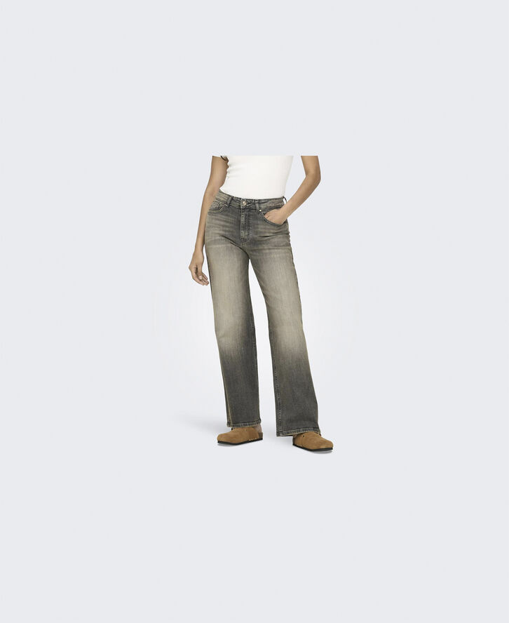 ONLY ONLJUICY HW WIDE TINT DNM TAI Grey denim/tinted
