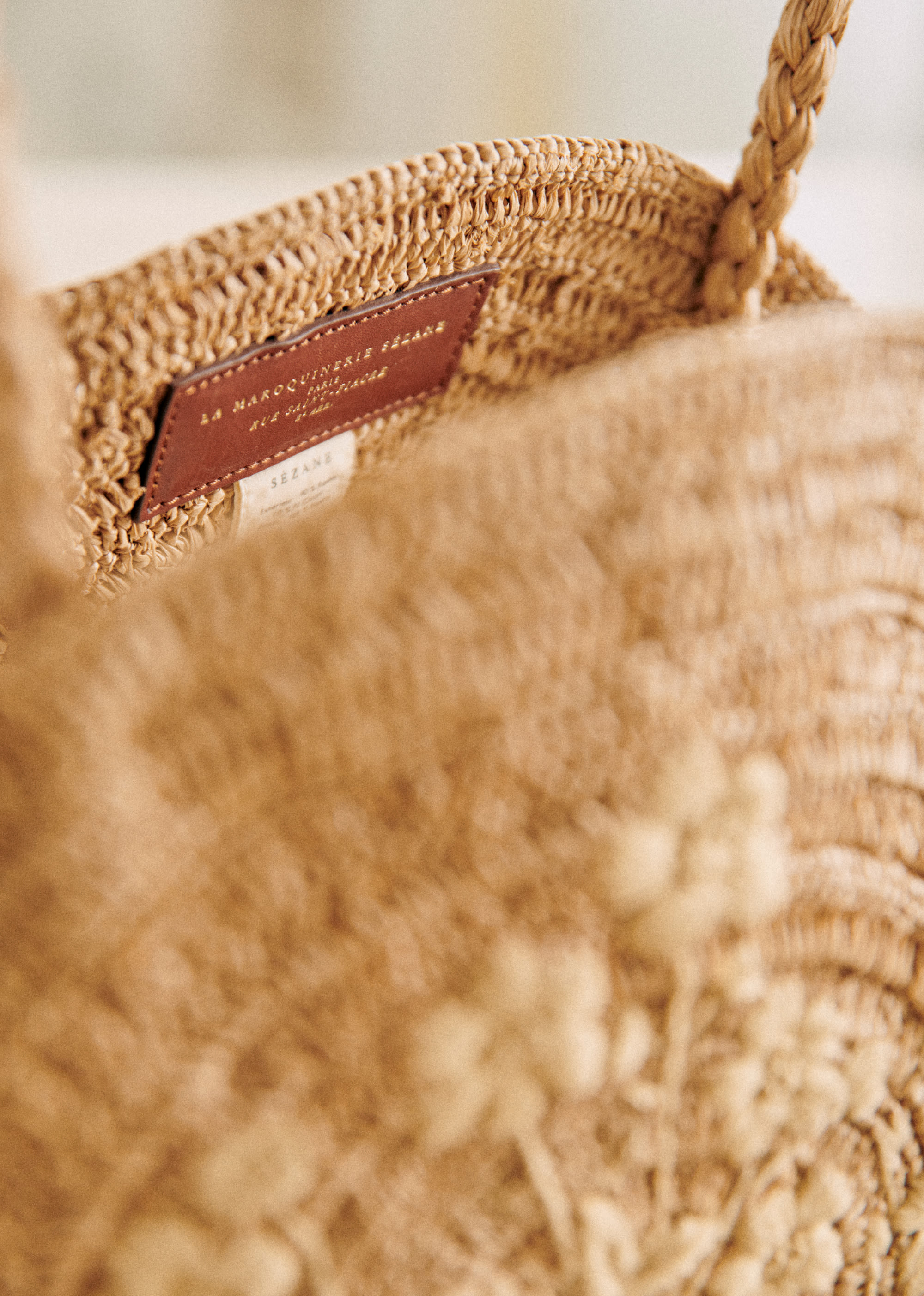 Panier June - Naturel foncé broderies fleurs - SACS/NEW SACS Nos Paniers 5906391