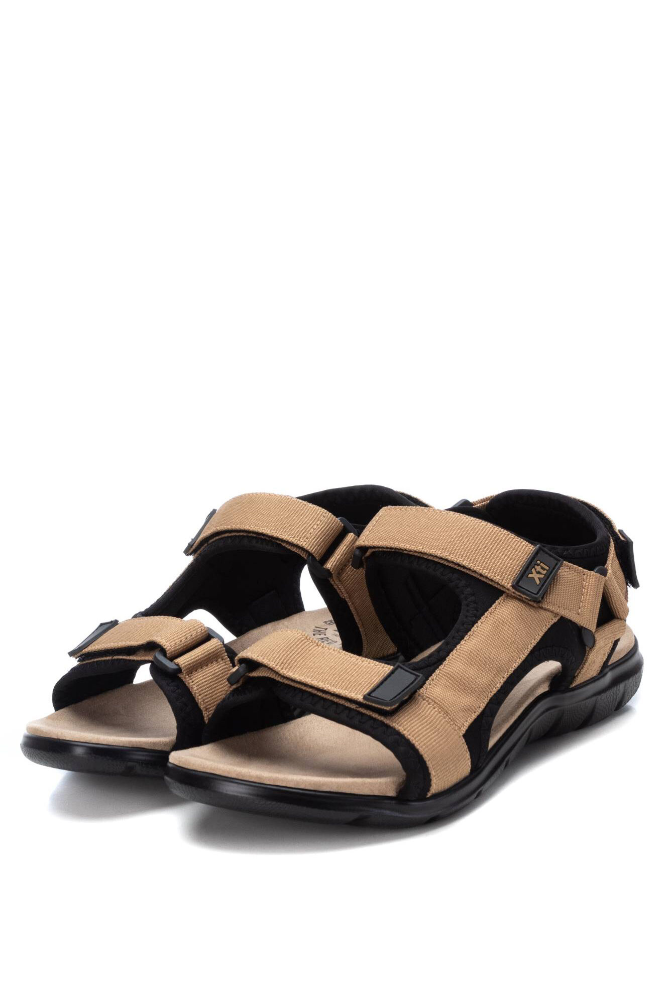 Sandália masculina estilo trekking, Xti - bege
