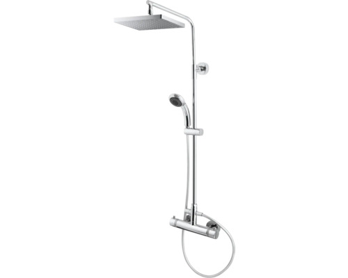 Breuer Aquamaxx 310 douchekolom met thermostatische vierkante douchekop