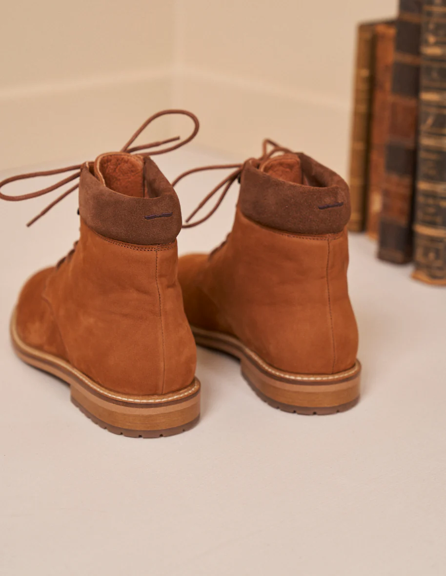 Bottines Gaston - Nubuck ambre