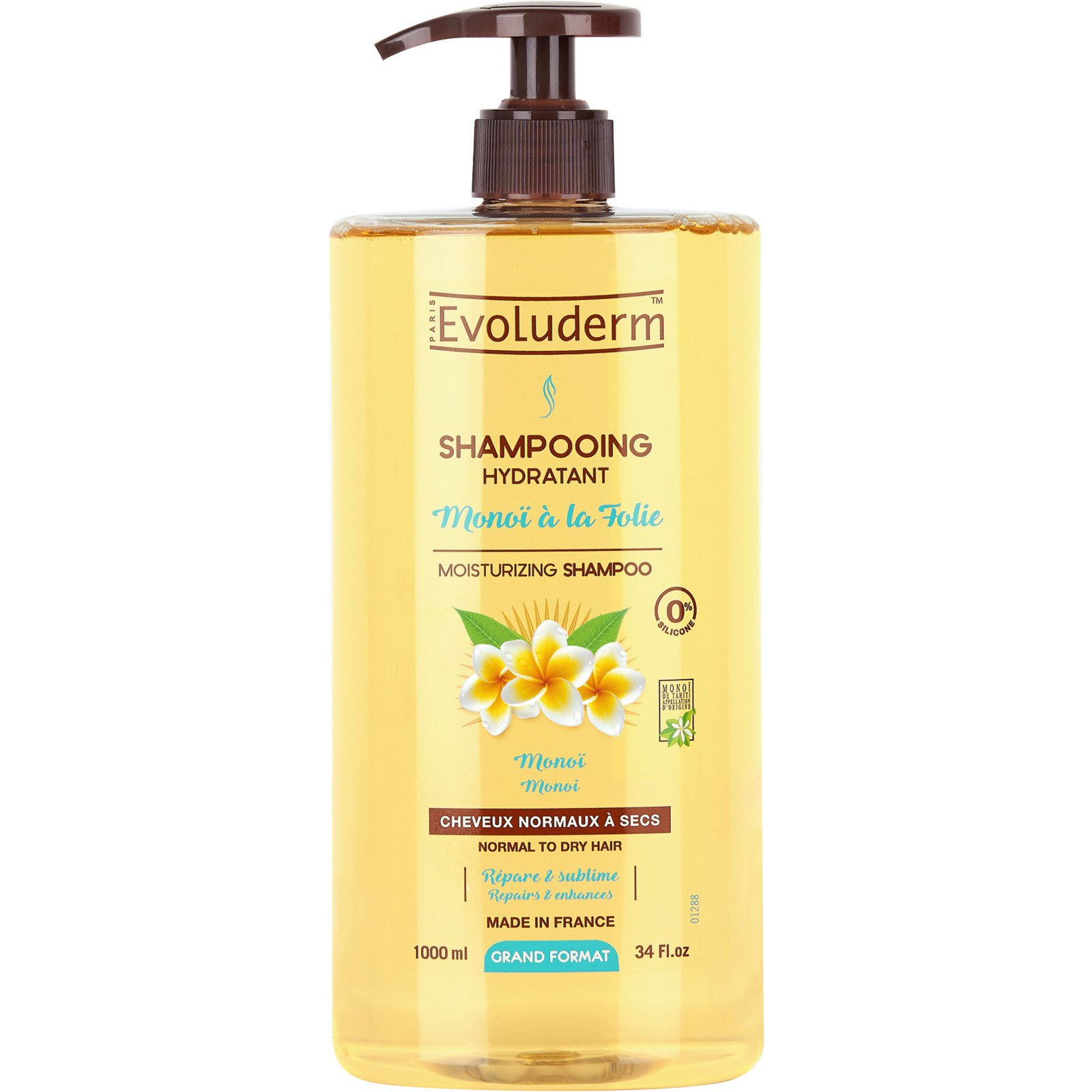 Evoluderm Shampoo Monoi à la folie 1000 ml