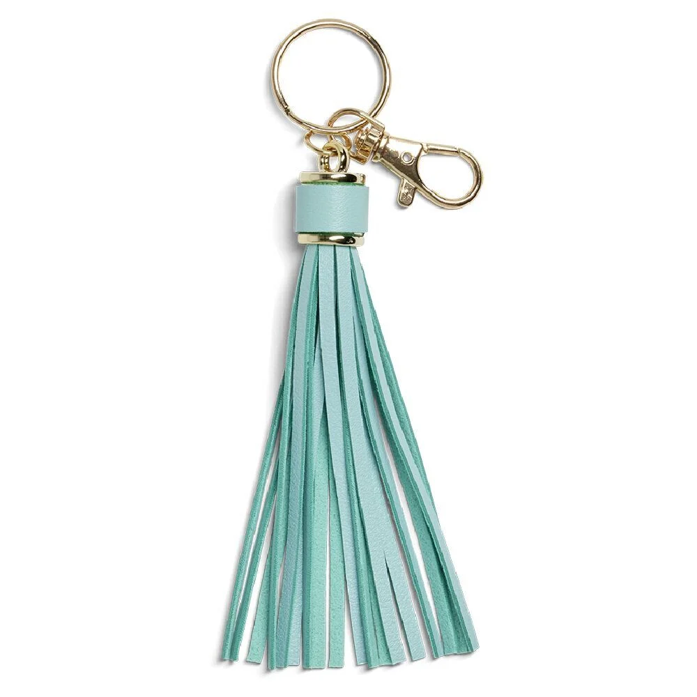 Porte clé pompon plastique coloré - 3 coloris