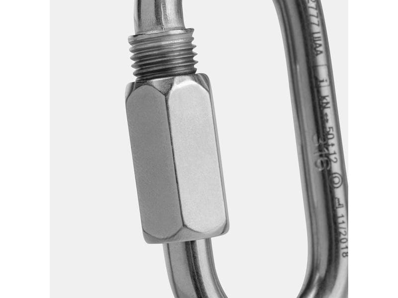 MAMMUT Karabiner Maillon Schraubglied aus Edelstahl