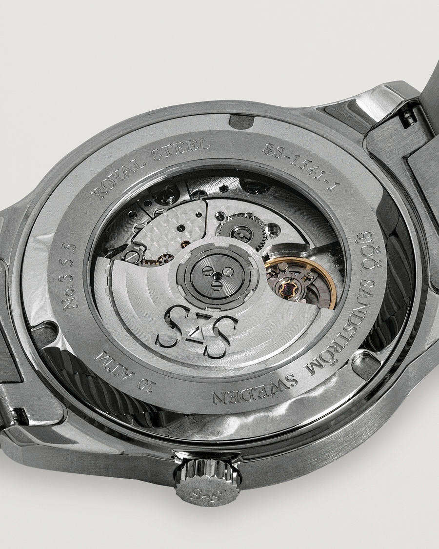 Sjöö Sandström Royal Steel Classic 41mm Black and Steel