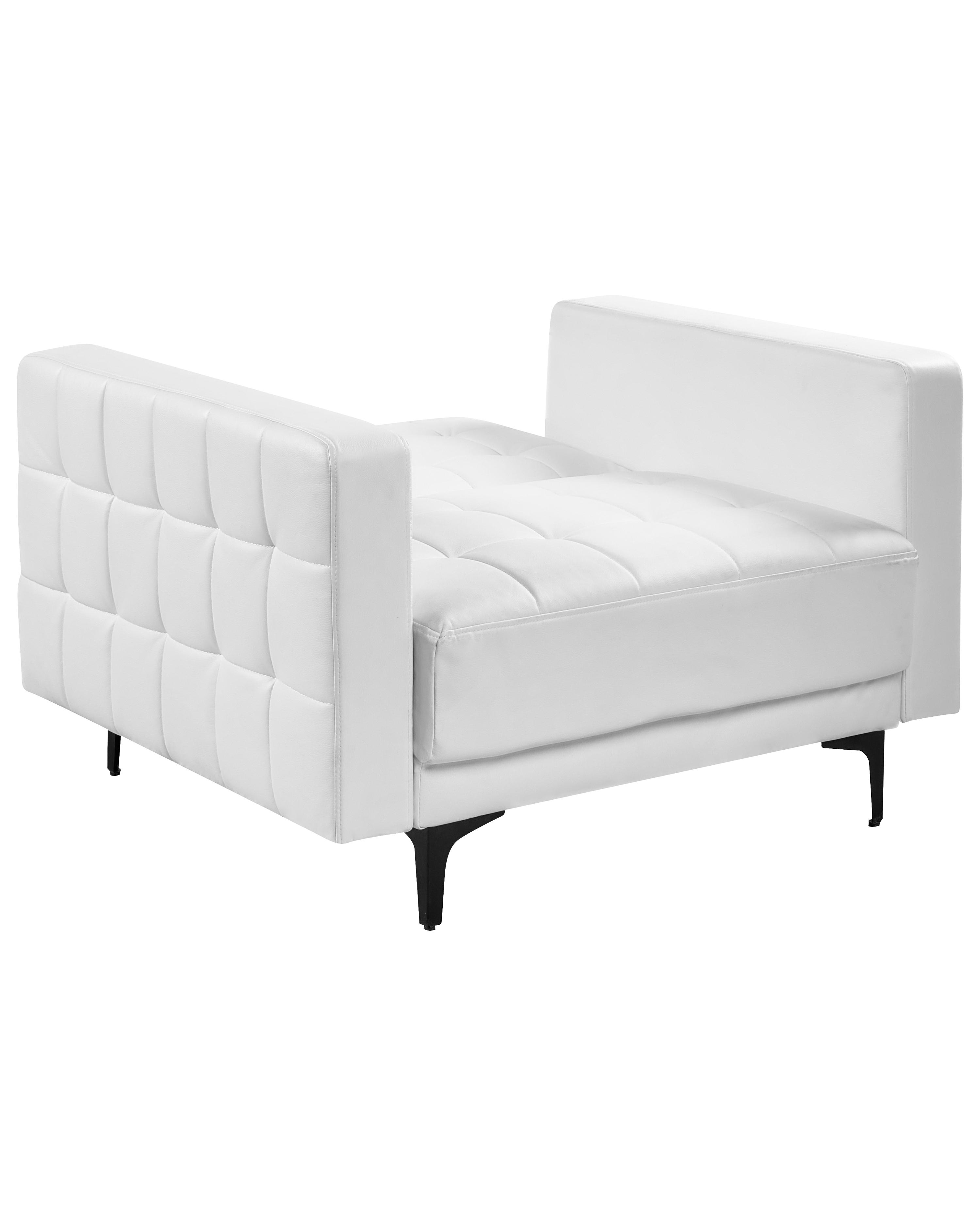 Fauteuil ABERDEEN Kunstleer Wit