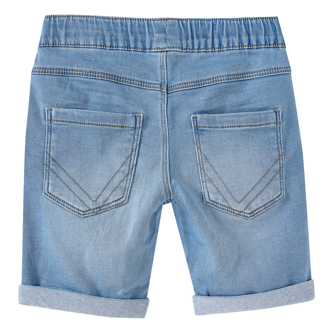 Topolino Jungen Jeansshorts mit Tunnelzug hellblau