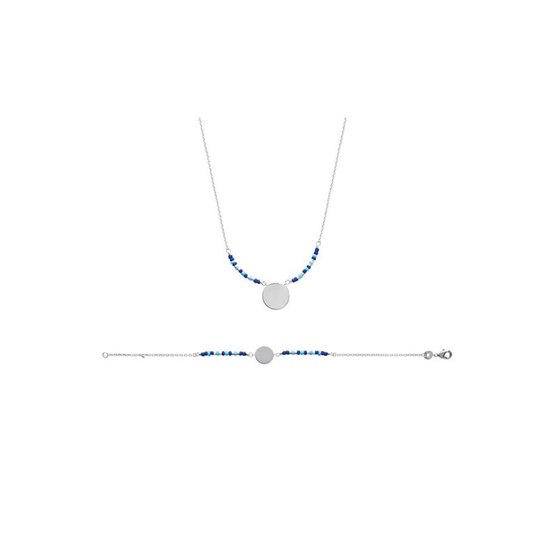 Collier Femme - Argent 925 - Longueur : 45 cm