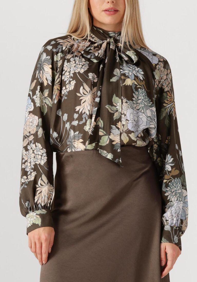 donkergroene riani blouses 585630-4480