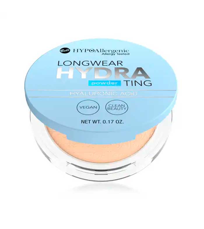 Bell - Pó Compacto com Ácido Hialurônico Longwear Hydrating - 02: Light Beige