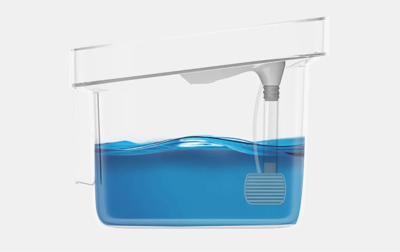 (2L) Smart Pet Fountain Katzen Trinkbrunnen Hunde Wasserspender (iOS/Android) - Weiss