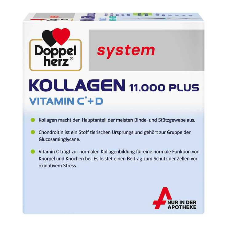 Doppelherz system Kollagen 11000 Plus Ampullen, 2x30x25 ml