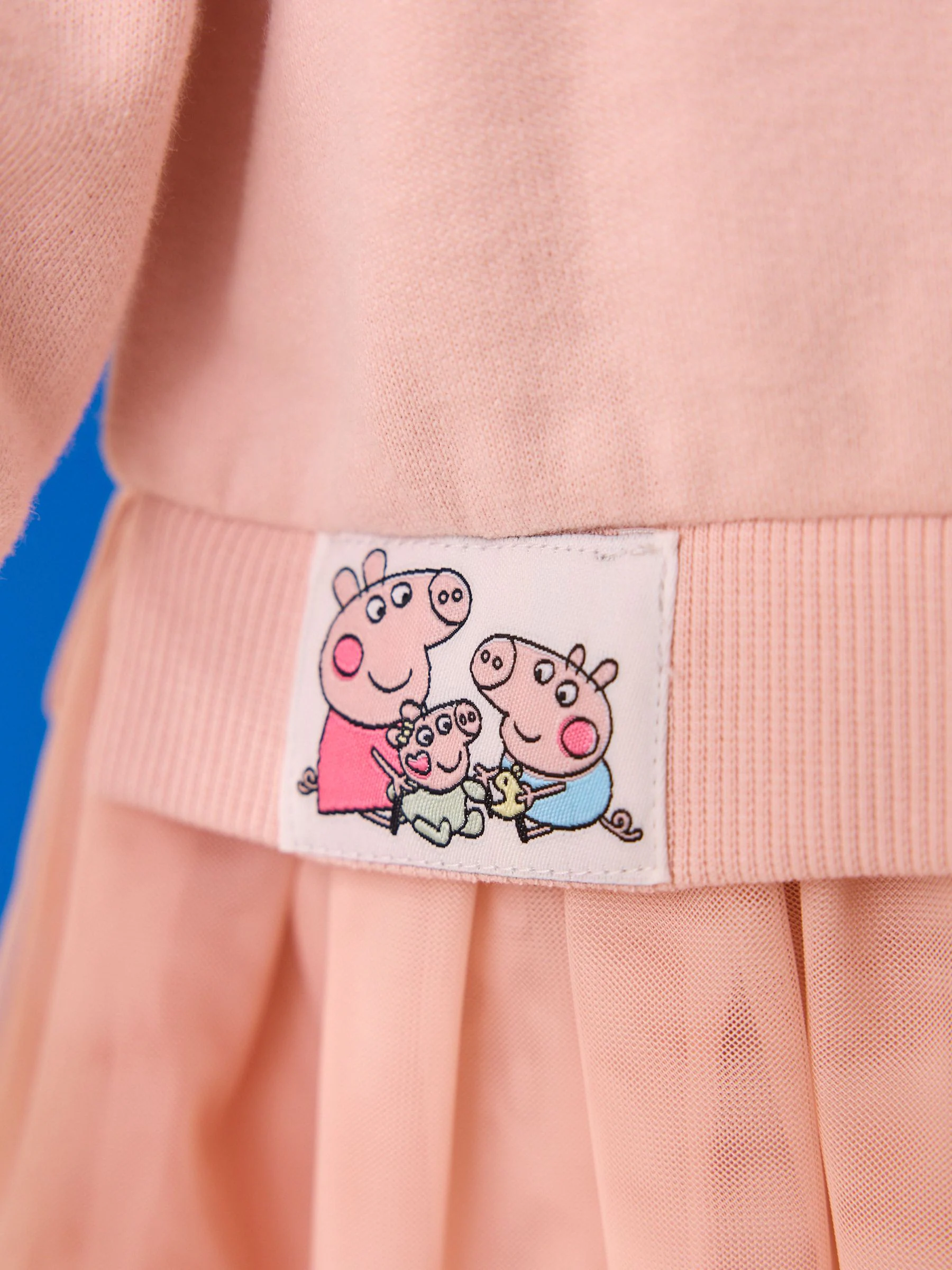 Roze - Peppa Pig & Evie Sweat Mesh Jurk (3mnd-7jr)