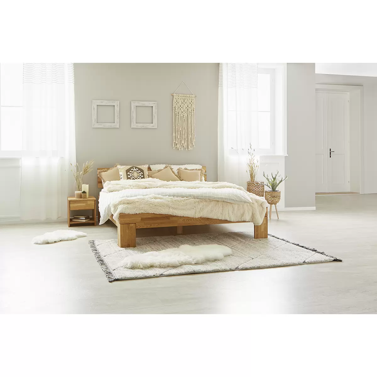 Futonbett Malu 180x200 Eiche
