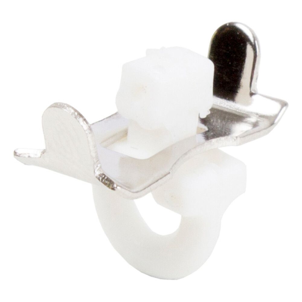 STOPPER KIRSCH TIL FLEXI-SKINNE HVIT 10-PACK