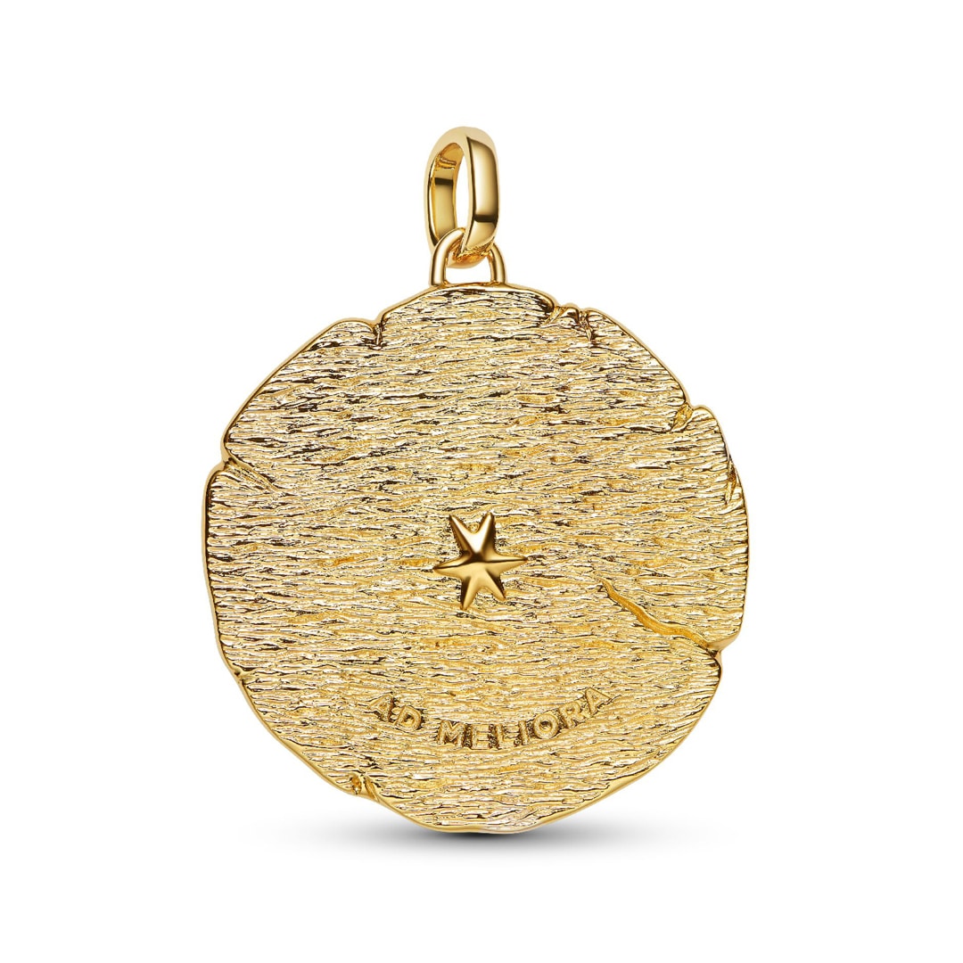Pandora Gold ME Gekreuzte Pfeile Grosses Medaillon-Charm