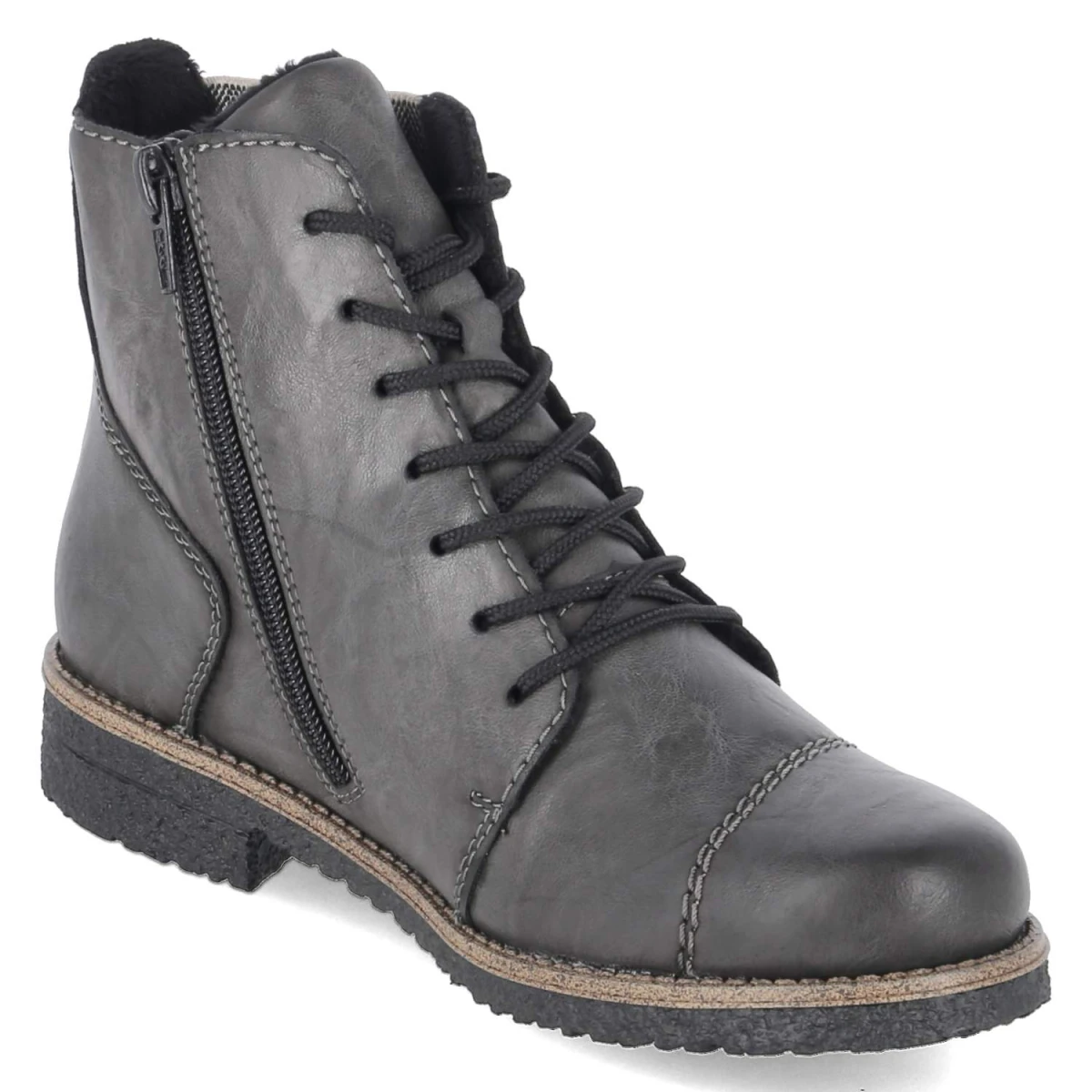 RiekerSchnürboots - grau