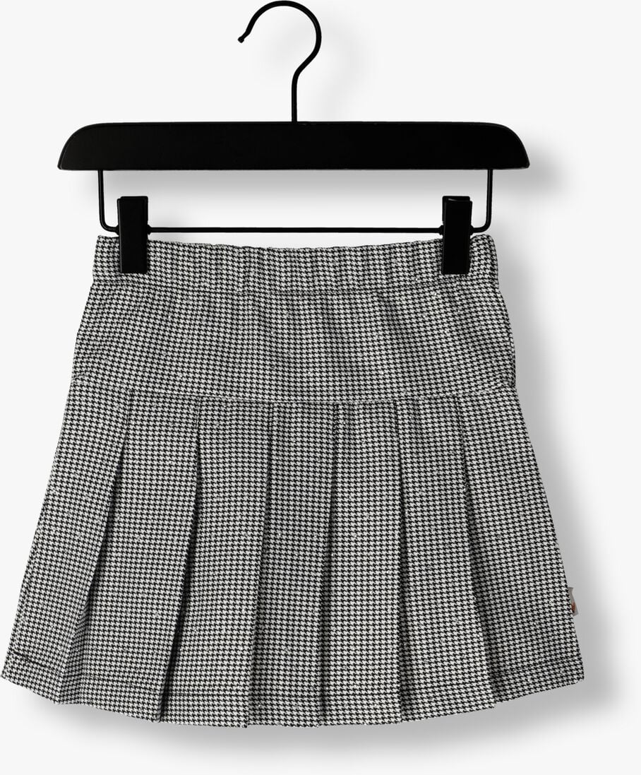 MOODSTREET zwarte moodstreet minirok check diamonds pleaded skirt