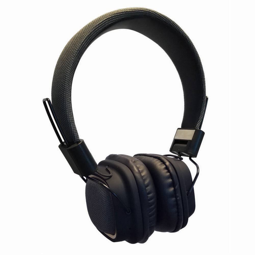 Casque audio Bluetooth Homday X-Pert finition tissu noir gris