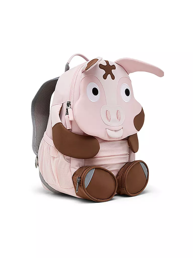 AFFENZAHN Kinder Rucksack Große Freunde - Tonie Schwein rosa