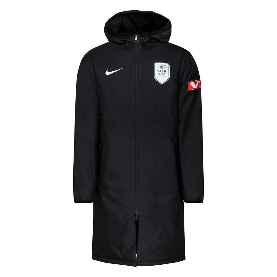 Nike NFF Arbitre Manteau d'Hiver Imperméable Park 20 Synthetic Fill - Noir/Blanc Femme