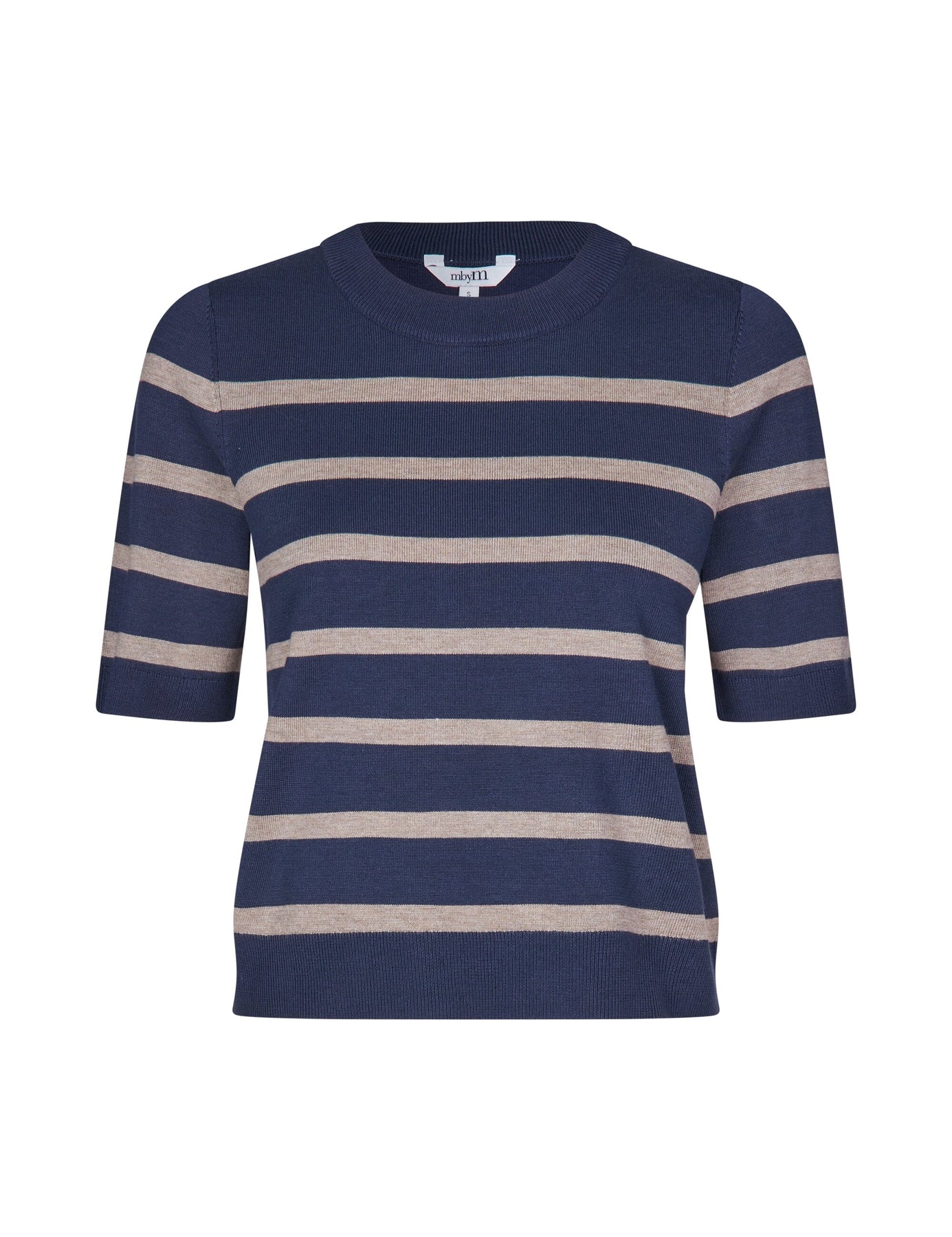 MbyM Carla-M q56 blue island fossil stripe