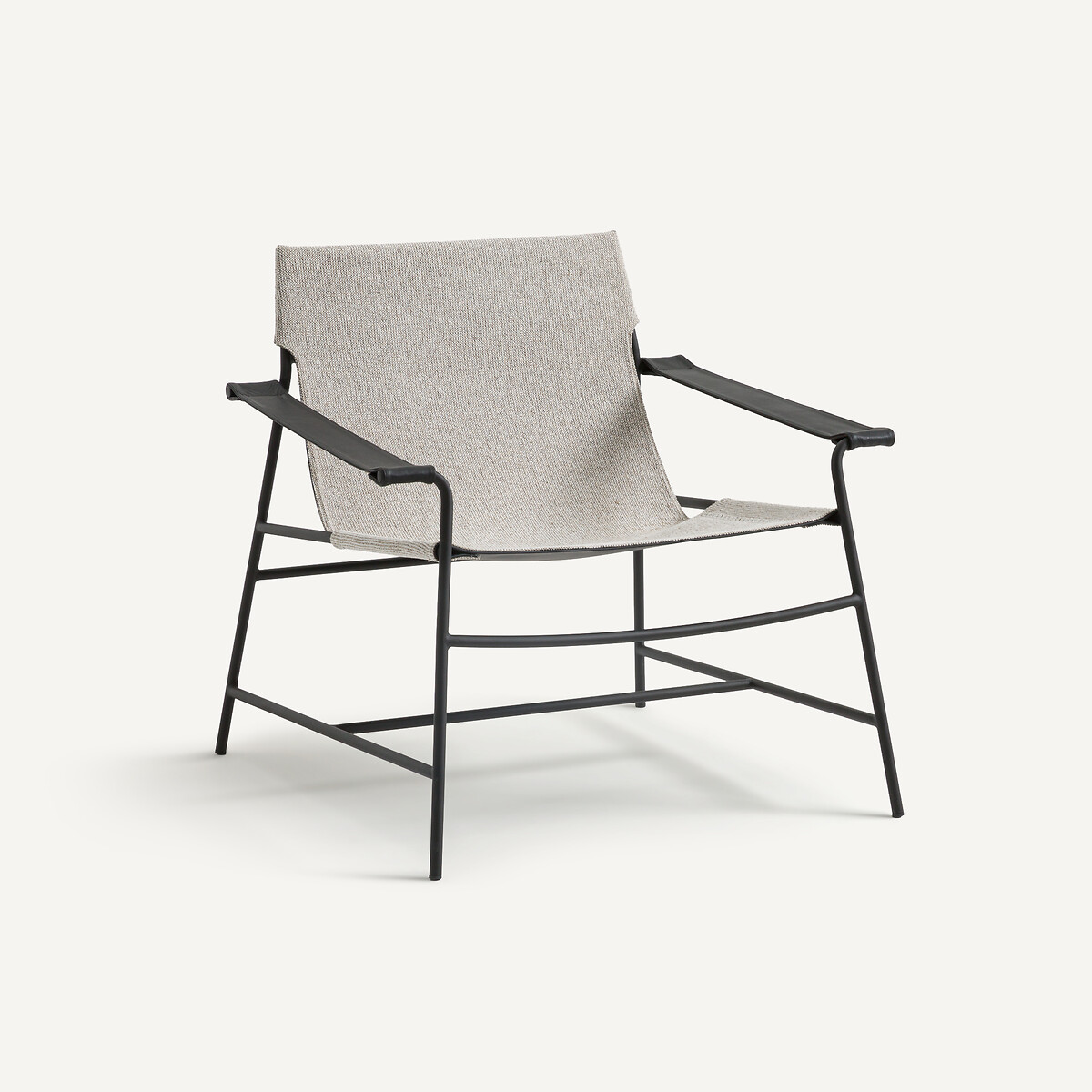 AM.PM<br>Poltrona bimaterial em aço e metal, Alonzo