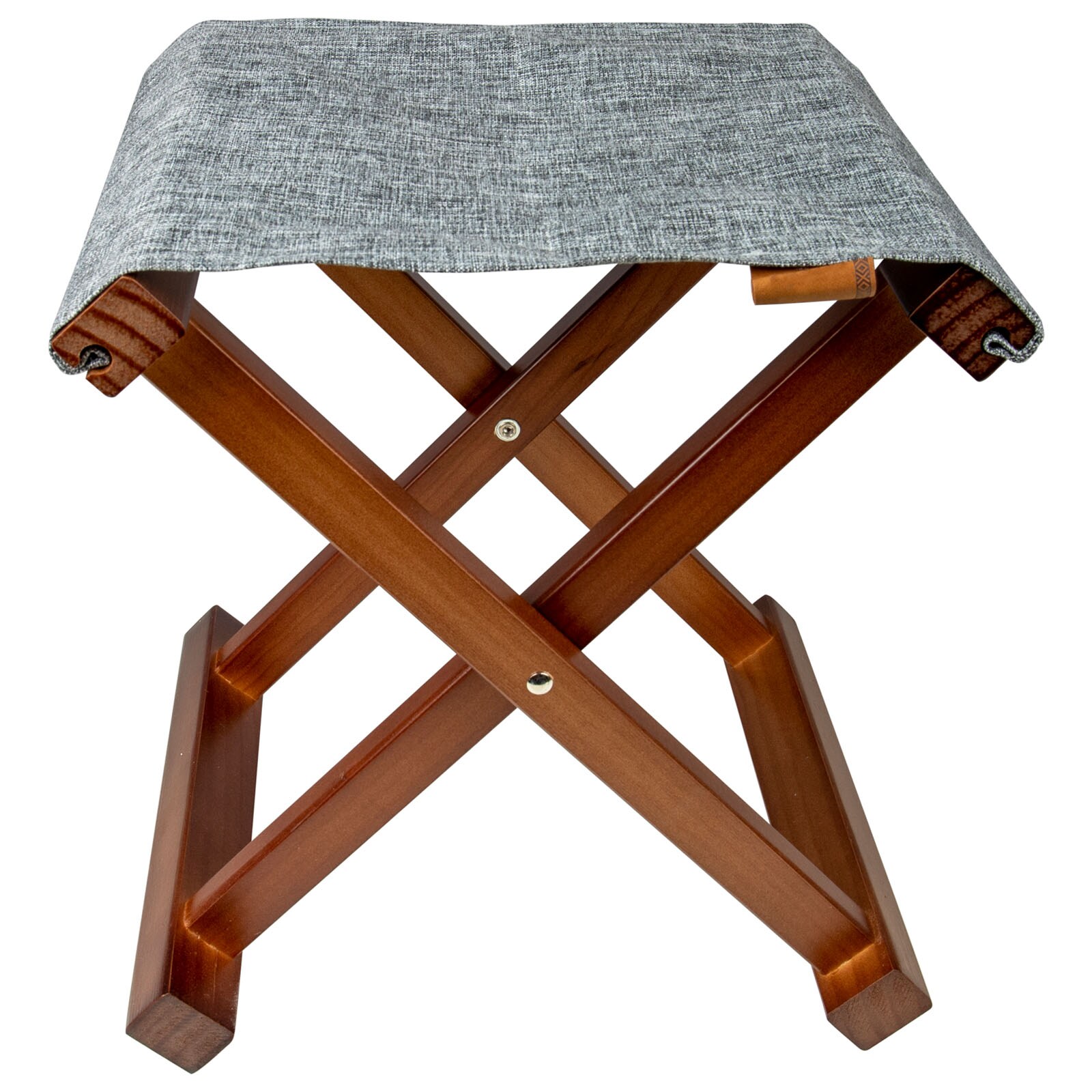 BO-CAMP Klapphocker Brentford Retro Campinghocker Falthocker Hocker Holz 100 kg