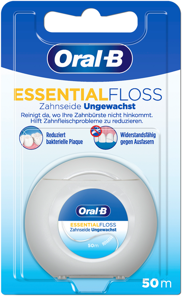 ORAL-B Essentialfloss 50m ungewachst 1 Stk