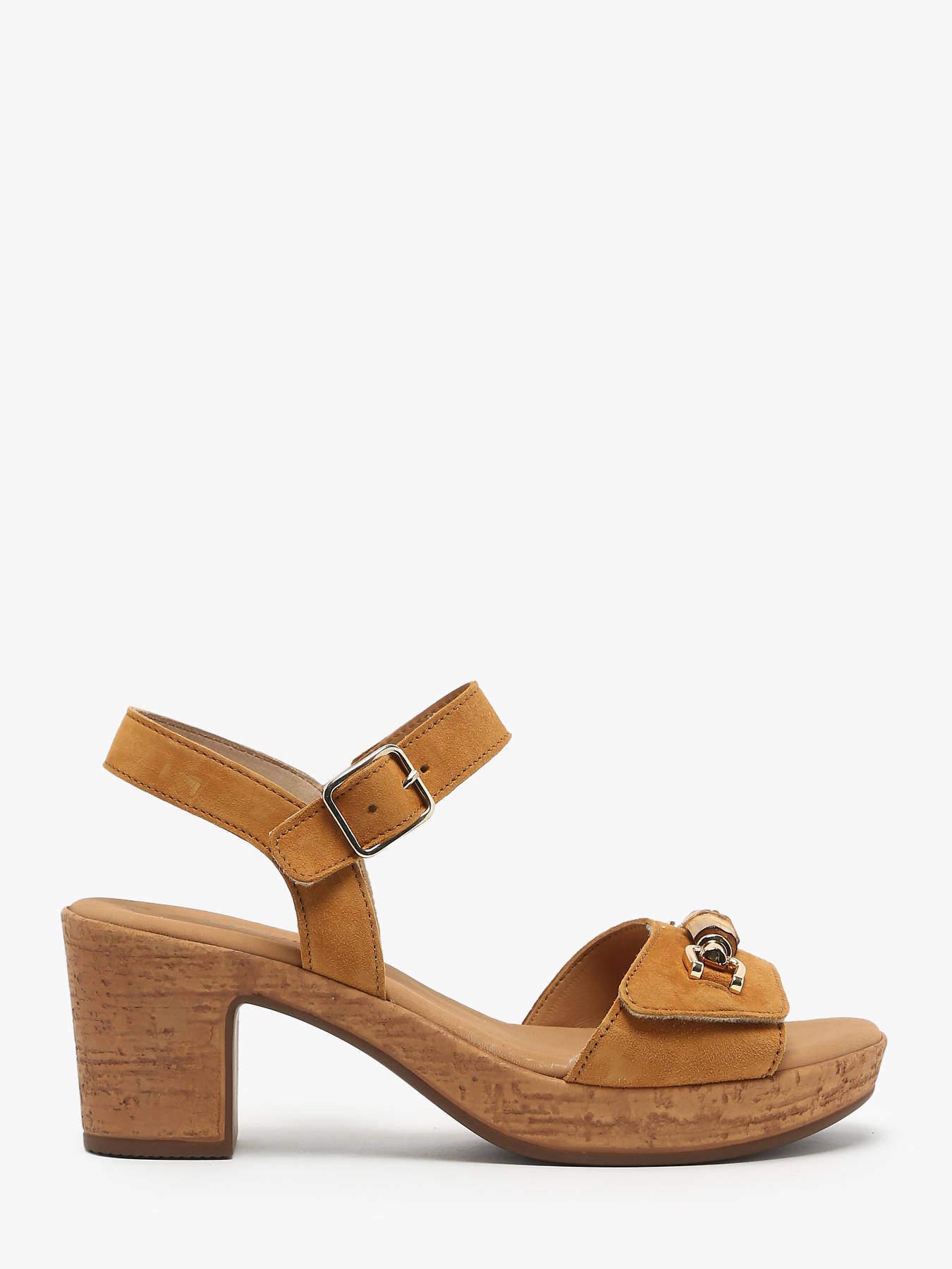 Sandales  talon en cuir GABOR