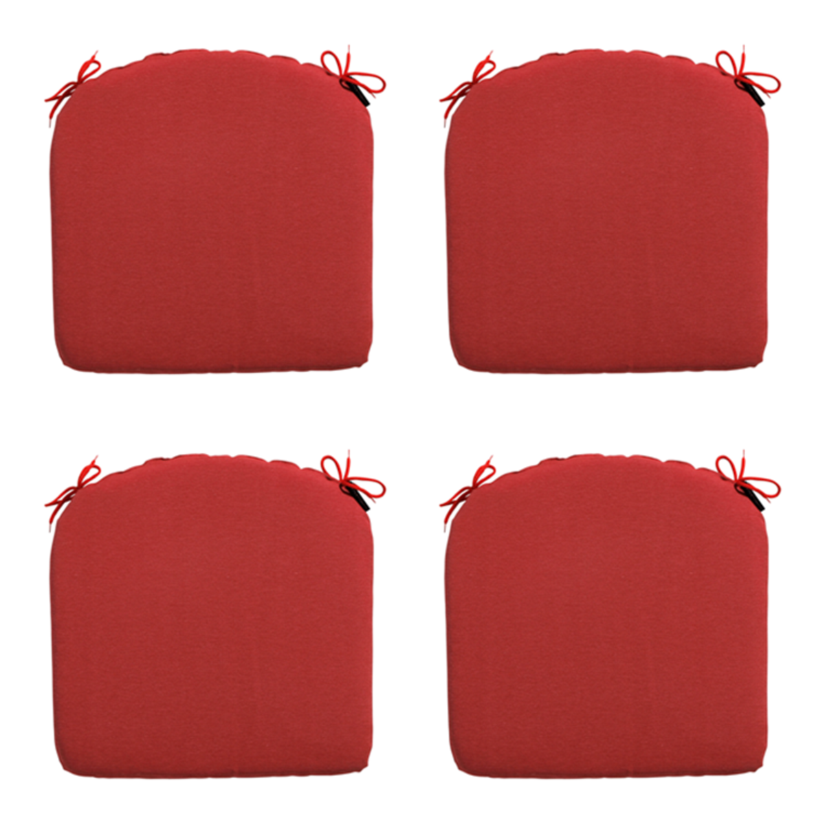 Madison Panama brick red Zitkussen - Set van 4