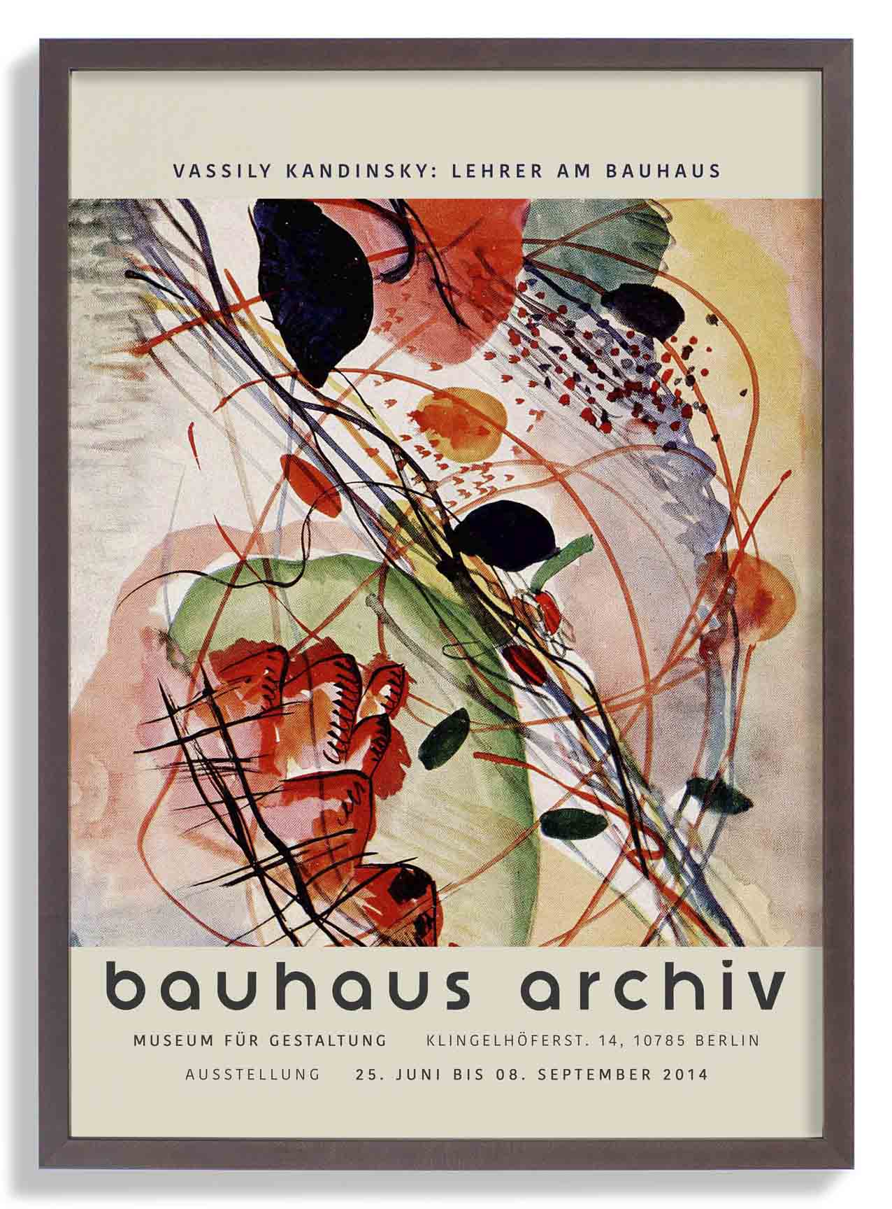 Aquarelldruck von Wassily Kandinsky Ausstellung