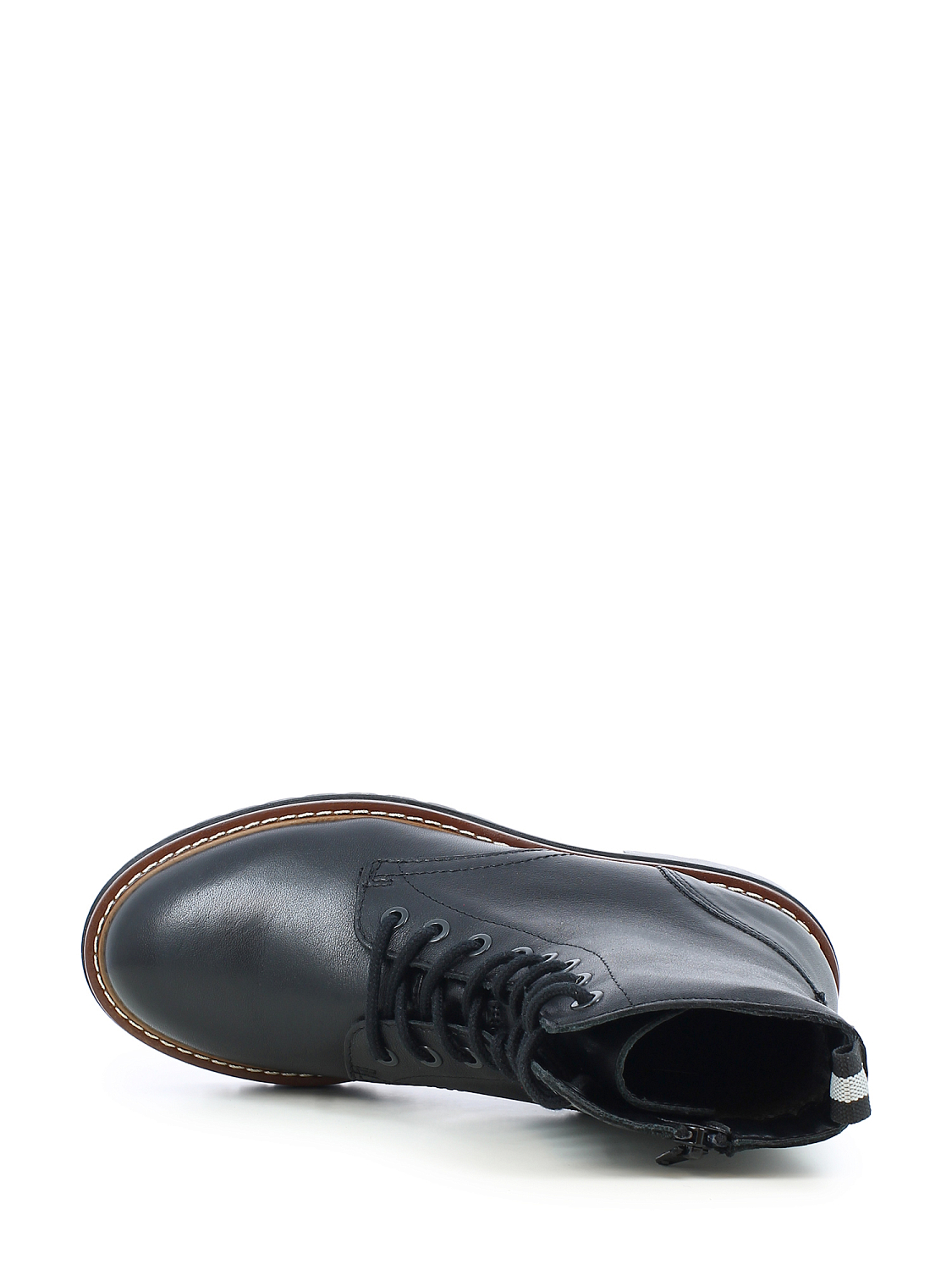 VYNE Savona Leather Lace Boots Black
