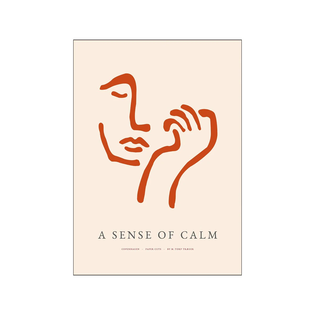 Poster & Frame  Mie & Him plakat - A sense of calm