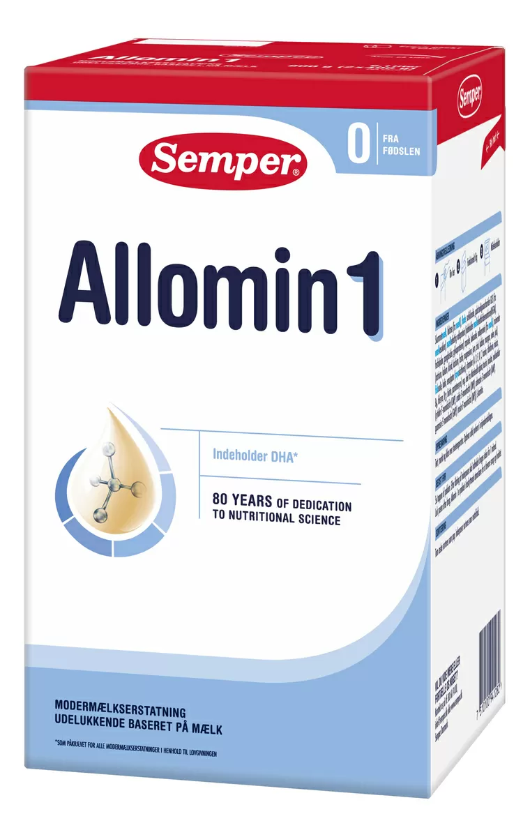 Allomin 1 modermælkserstatning 0  - 800 gr