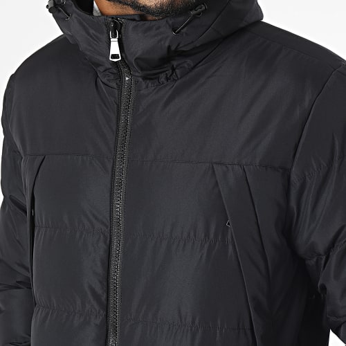 Doudoune Capuche Noir