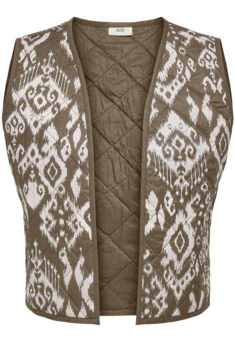 Jacqueline de Yong bruine dames gilet